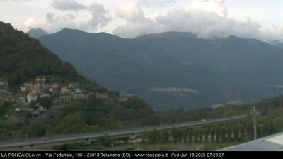 immagine della webcam nei dintorni di Piuro: webcam Talamona