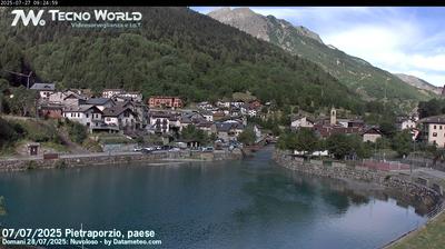 immagine della webcam nei dintorni di Bagni di Vinadio: webcam Pietraporzio