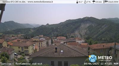 immagine della webcam nei dintorni di Carpegna: webcam Sarsina