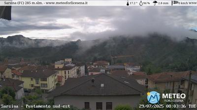 immagine della webcam nei dintorni di Sant'Agata Feltria: webcam Sarsina