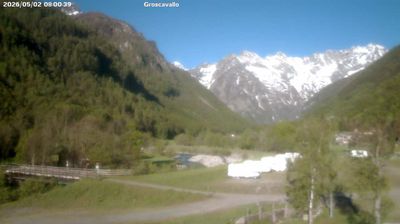 immagine della webcam nei dintorni di Mezzenile: webcam Groscavallo