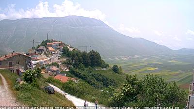 immagine della webcam nei dintorni di Colfiorito: webcam Castelluccio Norcia