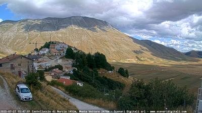 immagine della webcam nei dintorni di Monteleone di Spoleto: webcam Castelluccio Norcia