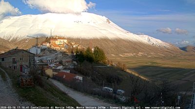 immagine della webcam nei dintorni di Fiastra: webcam Castelluccio Norcia