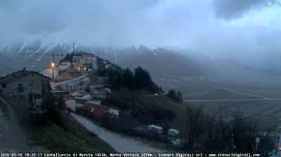 immagine della webcam nei dintorni di Arquata del Tronto: webcam Castelluccio Norcia