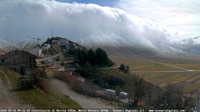 immagine della webcam nei dintorni di Sassotetto: webcam Castelluccio Norcia