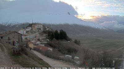 immagine della webcam nei dintorni di Ascoli Piceno: webcam Castelluccio Norcia