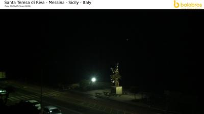immagine della webcam nei dintorni di Nunziata: webcam Santa Teresa di Riva
