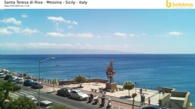 immagine della webcam nei dintorni di Linguaglossa: webcam Santa Teresa di Riva