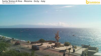 immagine della webcam nei dintorni di Reggio Calabria: webcam Santa Teresa di Riva
