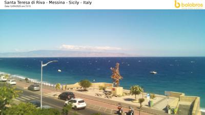 immagine della webcam nei dintorni di Reggio Calabria: webcam Santa Teresa di Riva