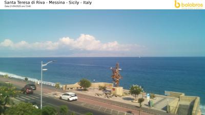 immagine della webcam nei dintorni di Barcellona Pozzo di Gotto: webcam Santa Teresa di Riva