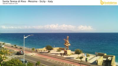 immagine della webcam nei dintorni di Messina: webcam Santa Teresa di Riva