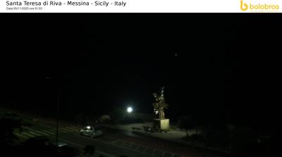 immagine della webcam nei dintorni di Terme Vigliatore: webcam Santa Teresa di Riva