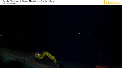 immagine della webcam nei dintorni di Messina: webcam Santa Teresa di Riva