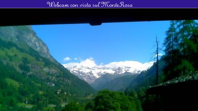 immagine della webcam nei dintorni di Cervinia Cime Bianche Laghi: webcam Gressoney-Saint-Jean