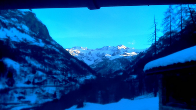 immagine della webcam nei dintorni di Cervinia Cime Bianche Laghi: webcam Gressoney-Saint-Jean