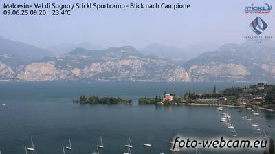 immagine della webcam nei dintorni di Tignale: webcam Malcesine
