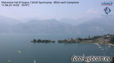 immagine della webcam nei dintorni di San Giacomo di Brentonico: webcam Malcesine