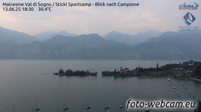immagine della webcam nei dintorni di San Giacomo di Brentonico: webcam Malcesine