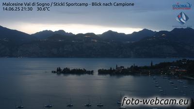 immagine della webcam nei dintorni di Torri del Benaco: webcam Malcesine