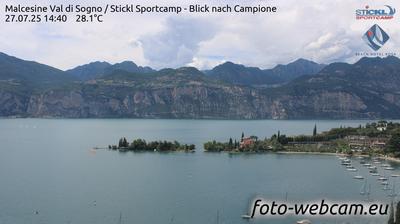 immagine della webcam nei dintorni di Gargnano: webcam Malcesine