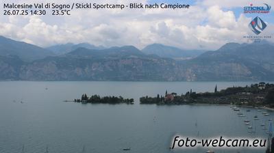 immagine della webcam nei dintorni di San Zeno di Montagna: webcam Malcesine