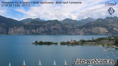 immagine della webcam nei dintorni di San Giacomo di Brentonico: webcam Malcesine