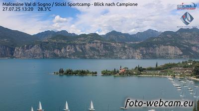 immagine della webcam nei dintorni di Molina di Ledro: webcam Malcesine