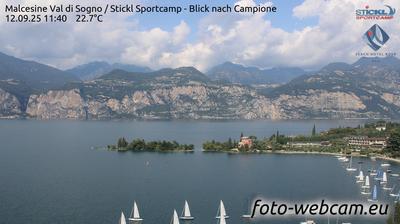 immagine della webcam nei dintorni di Caprino Veronese: webcam Malcesine