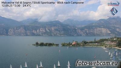 immagine della webcam nei dintorni di Passo delle Fittanze: webcam Malcesine