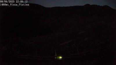 Preview delle webcam di Budoia › Nord-Ovest: Friuli Venezia Giulia - Monte Pietins da Casera Campo