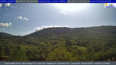 immagine della webcam nei dintorni di Castelliri: webcam Pico