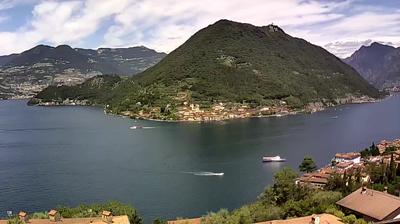 Preview delle webcam di Monte Isola › Ovest: Sulzano - Peschiera Maraglio - Lake Iseo - Isola di San Paolo