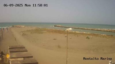 immagine della webcam nei dintorni di Marta: webcam Montalto di Castro