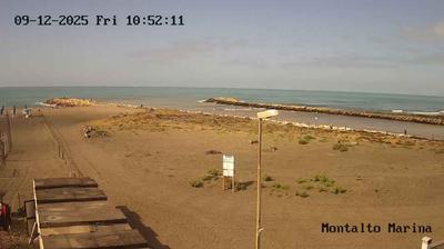 immagine della webcam nei dintorni di Valentano: webcam Montalto di Castro