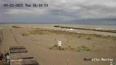 immagine della webcam nei dintorni di Capodimonte: webcam Montalto di Castro