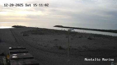 immagine della webcam nei dintorni di Marta: webcam Montalto di Castro