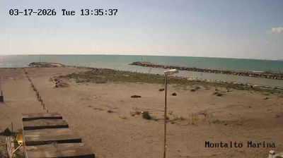 immagine della webcam nei dintorni di Allumiere: webcam Montalto Marina
