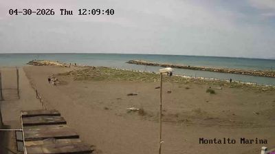 immagine della webcam nei dintorni di Montalto di Castro: webcam Montalto Marina