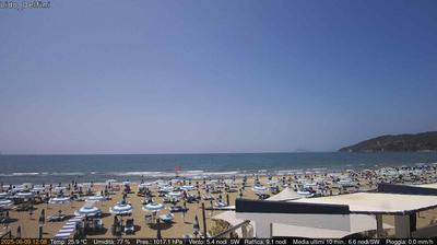immagine della webcam nei dintorni di Cervaro: webcam Scauri