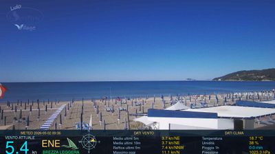 immagine della webcam nei dintorni di Sessa Aurunca: webcam Scauri