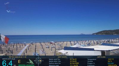 immagine della webcam nei dintorni di Aquino: webcam Scauri