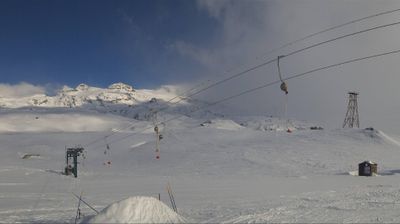 immagine della webcam nei dintorni di Capanna Margherita: webcam Cervinia Plan Maison