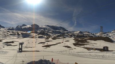 immagine della webcam nei dintorni di Saint Barthelemy: webcam Cervinia Plan Maison
