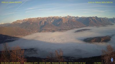 immagine della webcam nei dintorni di Valdobbiadene: webcam Feltre