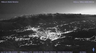 immagine della webcam nei dintorni di San Gregorio nelle Alpi: webcam Feltre