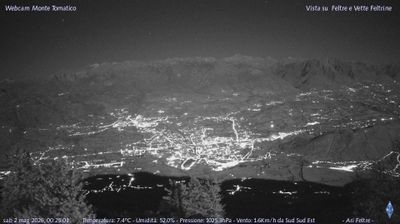 immagine della webcam nei dintorni di Valdobbiadene: webcam Feltre