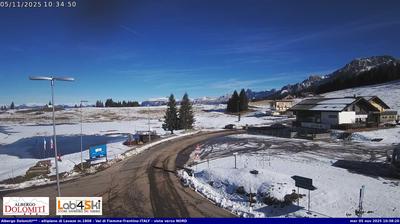 immagine della webcam nei dintorni di Ski Area Alpe Lusia: webcam Pampeago