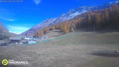 immagine della webcam nei dintorni di Chamole': webcam Rhemes-Notre-Dame